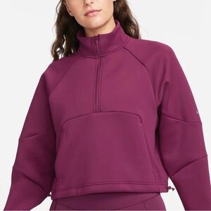 Nike Women's Plum Quarter-Zip Sweatshirt